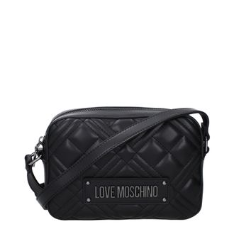 Love Moschino Liebe Moschino -Umhängetaschen Frauen Polyurethan schwarz/schwarz