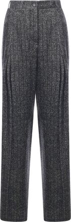 Dolce & Gabbana Striped Wool Pants