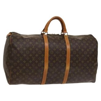 Louis Vuitton Tweedehands Canvas Louis Vuitton tassen - Dames - Pre-owned - Bruin - Maat: ONE Size Leer