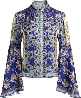 Alice & Olivia Willa Printed Blouse