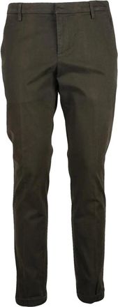 Dondup Brown Gaubert Slim-Fit Stretch Cotton Pants