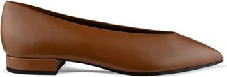 Loro Piana Rebecca Ballet Flat - Dames - Ballerinas - Bruin - 36 EU - Leer - Schoenen