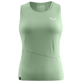Salewa Puez Sporty Dry Tank Tank Top f&uuml;r Damen | gr&uuml;n