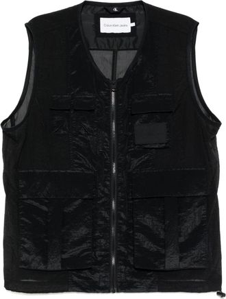 Calvin Klein panelled gilet - men - Polyamide - S - Black