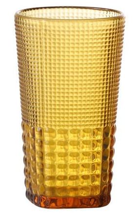 Fortessa Malcolm Set of 6 Iced Beverage Glasses in Amber at Nordstrom Rack