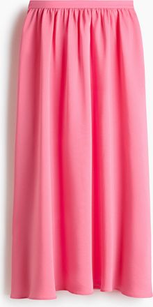 H&M Jupe in Loose Fit - Knallrosa