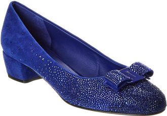 Ferragamo Vara Suede Pump