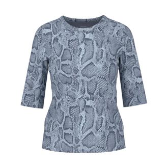 Marc Cain Shirt - Dames - Tops - Blauw - Maat: L Katoen