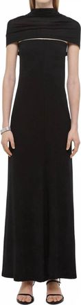 Helmut Lang Sash Maxi Dress In Black