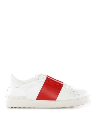 Valentino Garavani Open-Toe Calfskin Sneaker