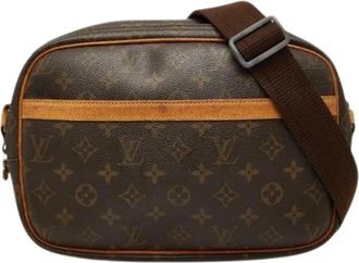 Louis Vuitton Pre-owned Vintage Schoudertas - Dames - Vintage Schoudertas - Bruin - ONE Size - Leer - Vintage