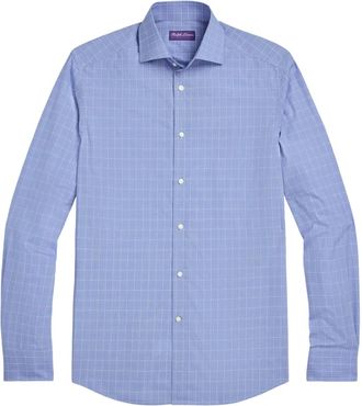 Ralph Lauren Purple Label Camicia a quadri in cotone - Blu