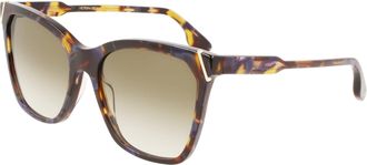 Victoria Beckham Vrouwen Zonnebril 56/18/140 mm Acetaat