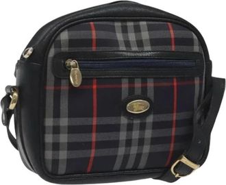 Burberry Pre-owned Cross Body Bags, female, Multicolor, Size: ONE SIZE Pre-owned Canvas Shoulder Bag