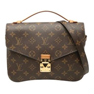 Louis Vuitton Pre-owned Pochette Metis - Dames - Pre-owned - Bruin - Maat: ONE Size Zijde