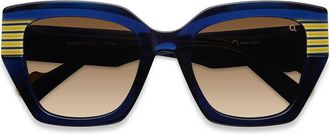 Etnia Barcelona Mambo No.11 DBYW Womens Sunglasses Size 53