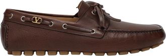 Valentino Stijlvolle Sandalen Fastaway Mocassino - Heren - Bootschoenen - Bruin - 40 EU - Schoenen