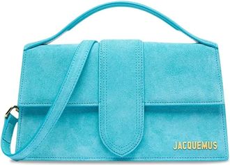 Jacquemus Le Grand Bambino Shoulder Bag - Dames - Handtassen - Blauw - ONE Size - Leer - Tassen