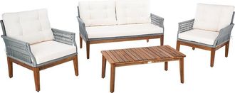 Safavieh Indoor/Outdoor Winslo 4Pc Living Set