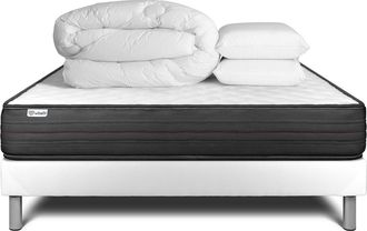 VITALIT Pack Colch&oacute;n Blanco Espuma Viscoel&aacute;stica 180 X 200