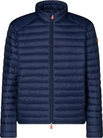 Save The Duck Heren, Jassen, Blauw, Maat: L Nylon