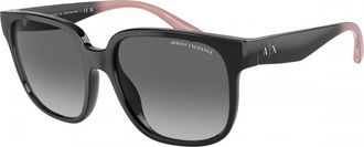 A|X Armani Exchange Grey Gradient Square Ladies Sunglasses AX4136SU 821111 56