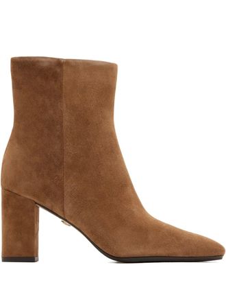 Veronica Beard 70mm Cera suede ankle boots - Brown
