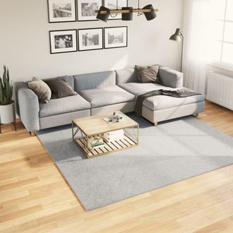 Berkfield Home Rug HUARTE Short Pile Soft & Washable Grey 240x240 cm | Size: Medium