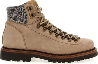 Brunello Cucinelli Mountain Boot Stivali E Stivaletti Beige-Uomo