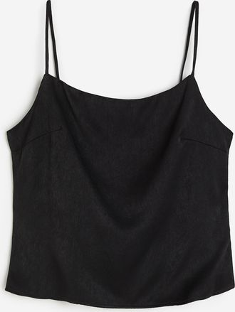 H&M Trägertop zum Binden - Schwarz