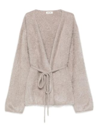 Soft Goat tie-waist cardigan - women - Cashmere - L - Neutrals