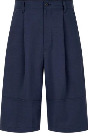 STUDIO TOMBOY Shorts sartoriali con pieghe - Blu