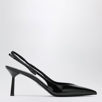 Prada Black patent leather pumps