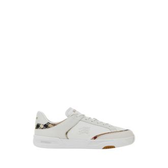 Burberry Schoenen, Heren, Wit, 45 EU, Leer, Harrow Sneakers