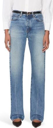 Frame Denim The Vertical High Waist Relaxed Straight Leg Jeans in Knock Out at Nordstrom Rack, Size 30