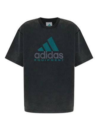 adidas T-shirt Equipment con stampa - Nero