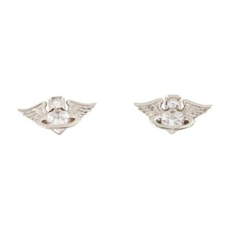 Vivienne Westwood Accessoires, Dames, Grijs, ONE Size, Galena Oorbellen