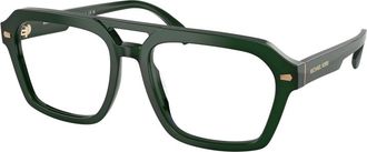 Michael Kors Glasses, male, Green, 56 MM, Seaview Eyeglasses