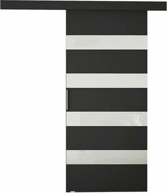 Mirjan24 Mobilier1 - Puerta Corredera Closico 179, Negro + Blanco
