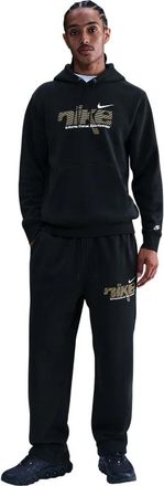 Nike Sportswear Club Mens Black Fleece Hooded Tracksuit - Size X-Large