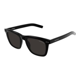 Montblanc MB0226S 006 Shiny Black/Grey