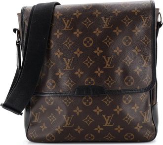Louis Vuitton Black Macassar Monogram Canvas Bass Mm (Authentic Pre-Loved)