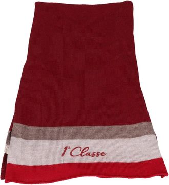 Alviero Martini 1A Classe Sjaals Bordeaux - Dames - Wintersjaals - Rood - ONE Size - Wol - Accessoires