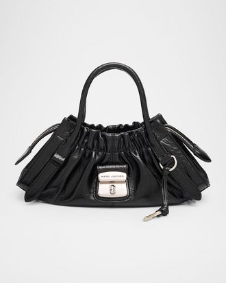 Marc Jacobs The Croc Cristina Small Satchel Crossbody Bag