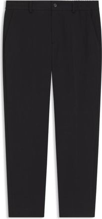 BOSS Tapered-fit pants in cotton-blend jersey