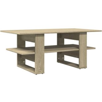 vidaXL Coffee Table Sonoma Oak 102x55x42 cm Engineered Wood Vidaxl