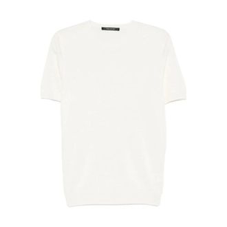 Tagliatore Heren, Tops, Wit, Maat: XL