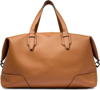 Lancel Charlie Zip Duffle Bag - Dames - Shoppers - Bruin - ONE Size - Leer - Tassen