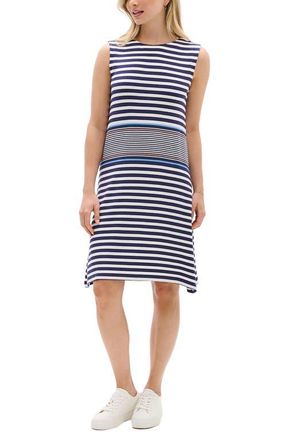 Hatley Sofia Rainfall Stripes Sleeveless Dress in Blue at Nordstrom, Size X-Small
