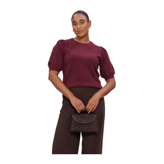 Object Object, Dames, Truien, Rood, Maat: XL Nylon